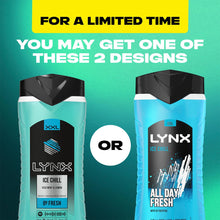 Load image into Gallery viewer, 6x Lynx 12H Refreshing Ice Chill All Day Fresh with Icy Menthol Shower Gel,500ml