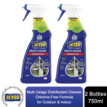 Load image into Gallery viewer, Jeyes Disinfectant Cleaner Trigger Spray for Outdoor/Indoor, 750 ml, 2 Bottles