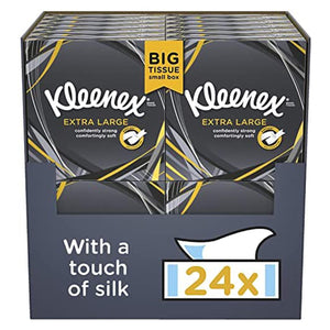 Kleenex Extra Large Man Size Compact Facial Tissues - 24 or 48 Box