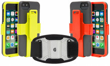 Load image into Gallery viewer, Griffin Red/Green FastClip Armband and Clip for iPhone 5/5s