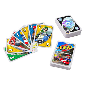 UNO Mario Kart Family Card Game