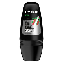 Load image into Gallery viewer, 6x 100ml Lynx 48H Anti Sweat Faster Drying Africa / Gold Anti Perspirant Roll-On