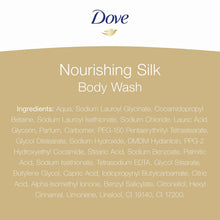 Load image into Gallery viewer, 6pk of 720ml Dove Nourishing Silk 0% Sulfate SLES Skin Moisturiser Body Wash