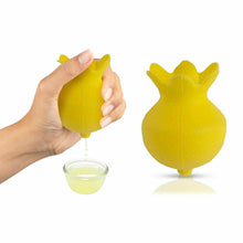 Load image into Gallery viewer, Home Connection Silicone Portable Lemon Squeezer, Yellow