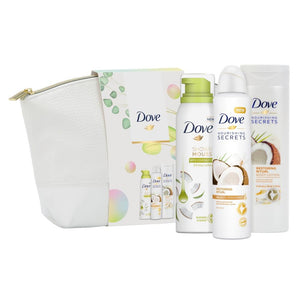 Dove Multi Branded Nourishing Secrets Relaxing Ritual Washbag Gift Set 3 piece , 2pk