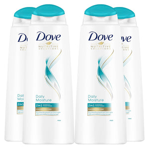 Dove Nutritive Solutions Daily Moisture 2in1 Shampoo & Conditioner 400ml ,4pk