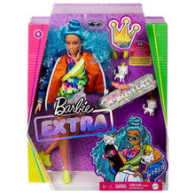 Load image into Gallery viewer, Barbie Extra Doll with Blue Curls and Skateboard