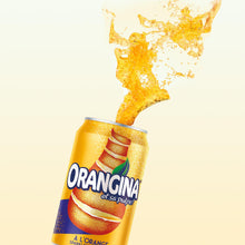 Load image into Gallery viewer, Orangina Can Sparkling Juice Drink 4pk of (6x330ml), 24 CANS