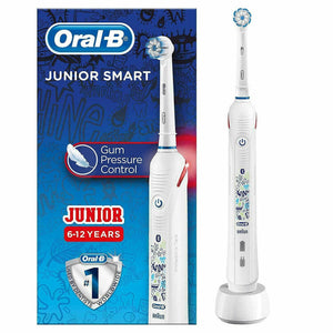 Oral-B Junior Smart Electric Rechargeable Toothbrush Bluetooth For Ages 6 - 12