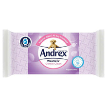 Load image into Gallery viewer, Andrex Washlets Gentle Clean, Skin Kind or Classic Clean Toilet Tissue Wipes