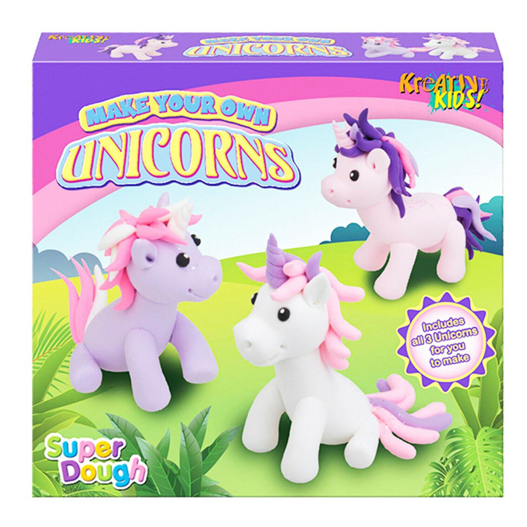 Kreative Kids Super Dough Make Your Own Dough Unicorns Children's Art Craft Set