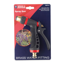 Load image into Gallery viewer, Spear &amp; Jackson Watering Spray Gun, Adjustable Flow, Brass Connector