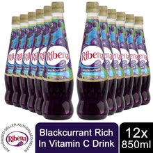 Load image into Gallery viewer, Ribena Concentrate No Added Sugar Blackcurrant Squash Drink 850ml, 12 Pack