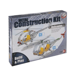 PMS Build And Play Meccano Style Helicopter Metal Construction Kit With Tools