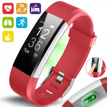 Load image into Gallery viewer, Aquarius Touch Screen Fitness Activity Tracker with Dynamic HRM - Red