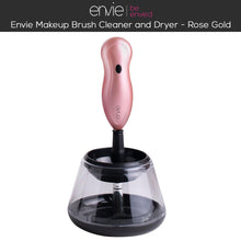 Load image into Gallery viewer, Envie Makeup Brush Cleaner &amp; Dryer, Battery Powered &amp; Deep Cleaning, Rose Gold