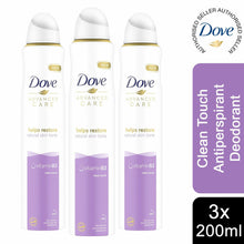 Load image into Gallery viewer, 3xof200ml Dove Advanced Care Anti-Perspirant Deodorant, Choose Your Fragrance