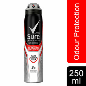 ﻿﻿Sure Men Anti-Perspirant 48 Hour Odour Protection Deodorant Spray, 6 Pack, 250ml