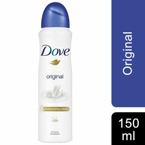 Dove Women Anti-Perspirant Deodorant Spray, Original, 6 Pack, 150ml