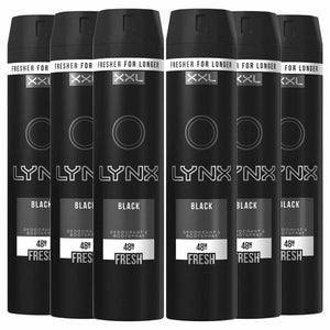 Lynx XXL 48-Hour Sweat Protection Anti-Perspirant & Fresh Deodorant, 6 Pack, 250ml