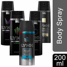 Load image into Gallery viewer, Lynx XL Body Spray Deodorant, 6 Pack, 200ml