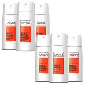 Lynx 48Hour Sweat Protection Anti-Perspirant Deodorant, 6 Pack: