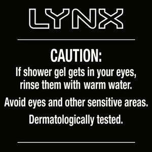 Lynx Fresh Clash Shower Gel Body Wash, Collision, 6 Pack, 250ml