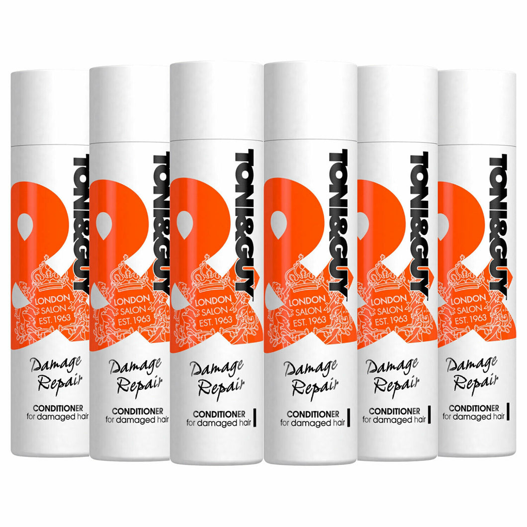 Toni & Guy Damage Repair Conditioner, 6 Pack, 250ml