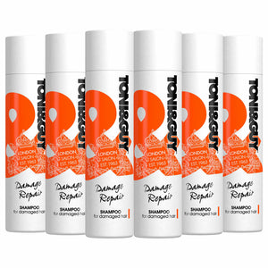 Toni & Guy Damage Repair Shampoo, 6 Pack, 250ml