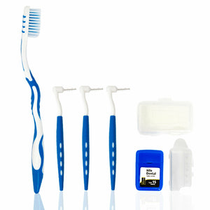 Deluxe Ortho Dental 11 Piece Kit, Assorted Colours