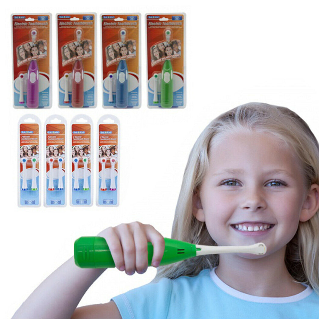 First Aid Electric Toothbrush with Spare Head, Assorted Colour